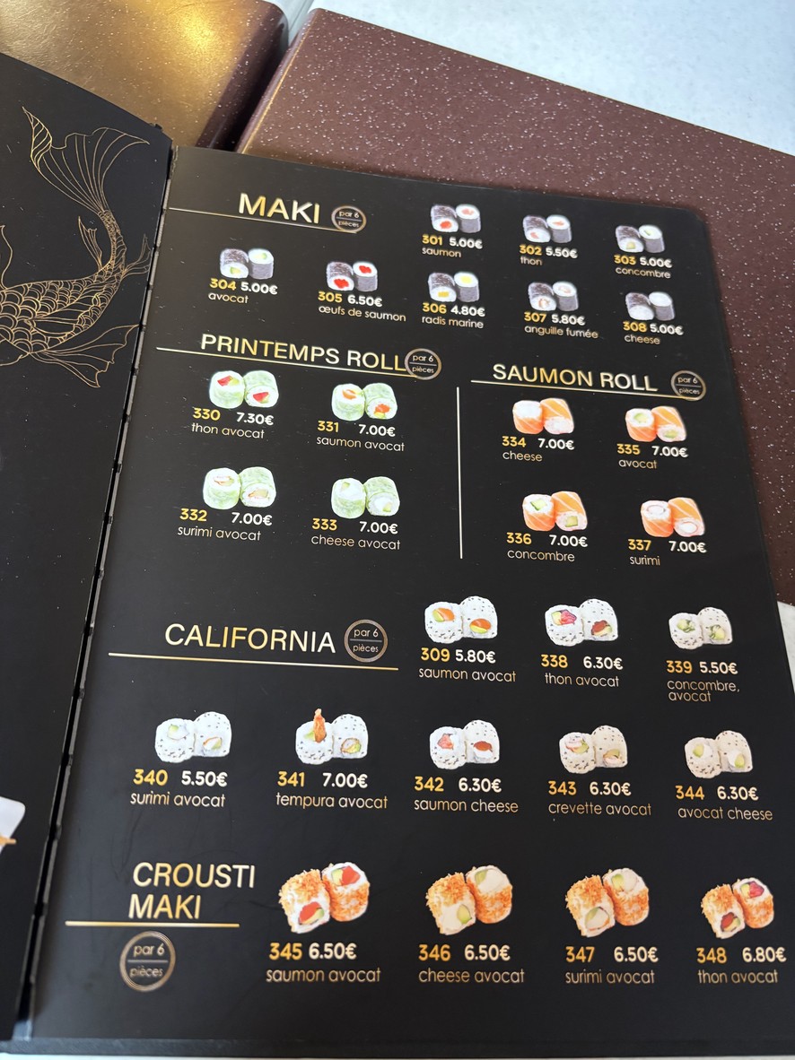 Bomunsa menu 1