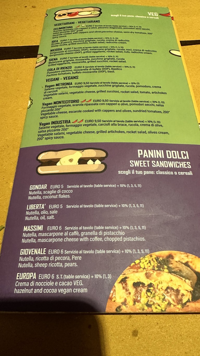 200 Gradi menu 3