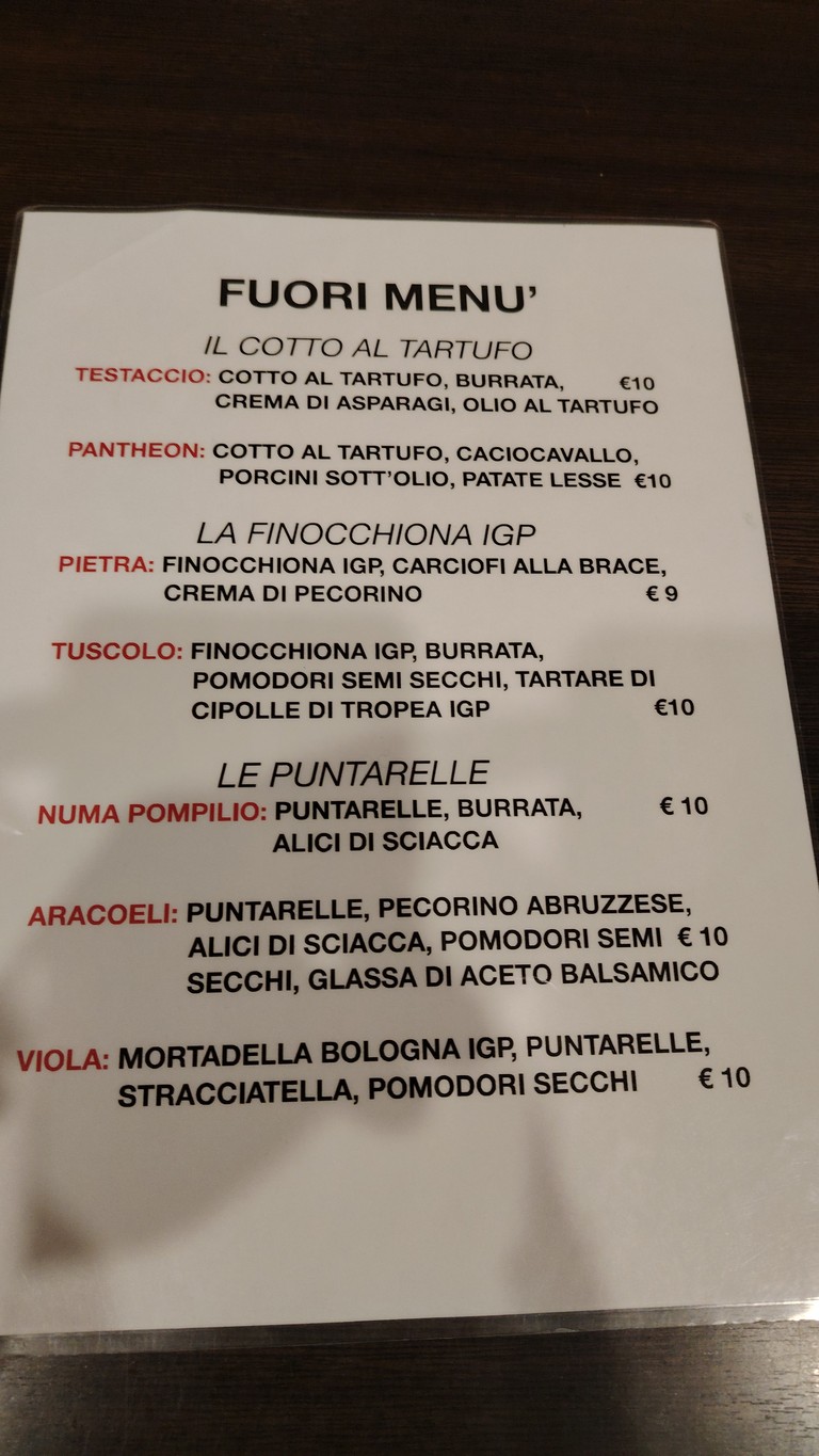 200 Gradi menu 5