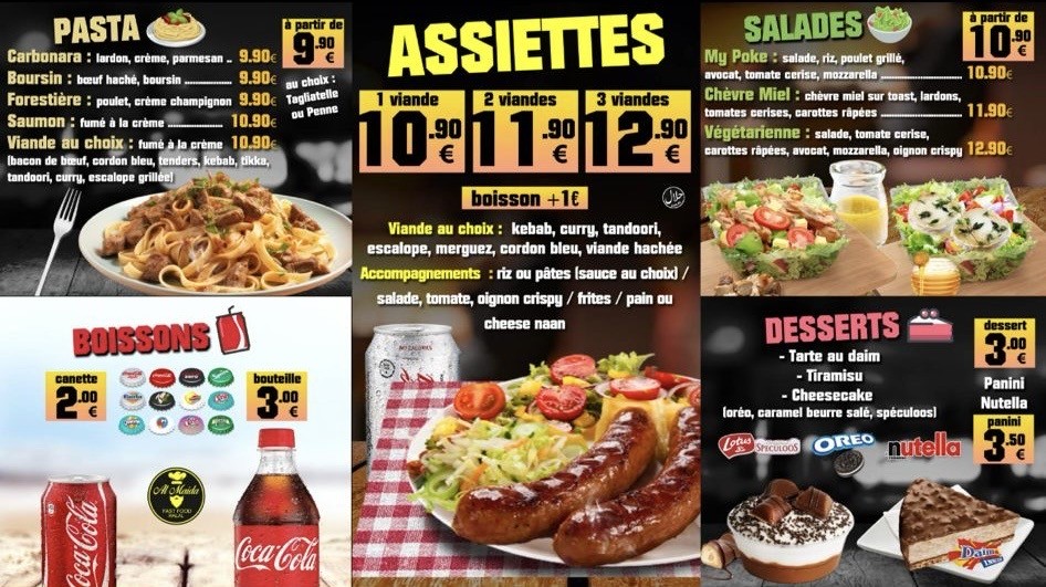 AL MAIDA menu 4