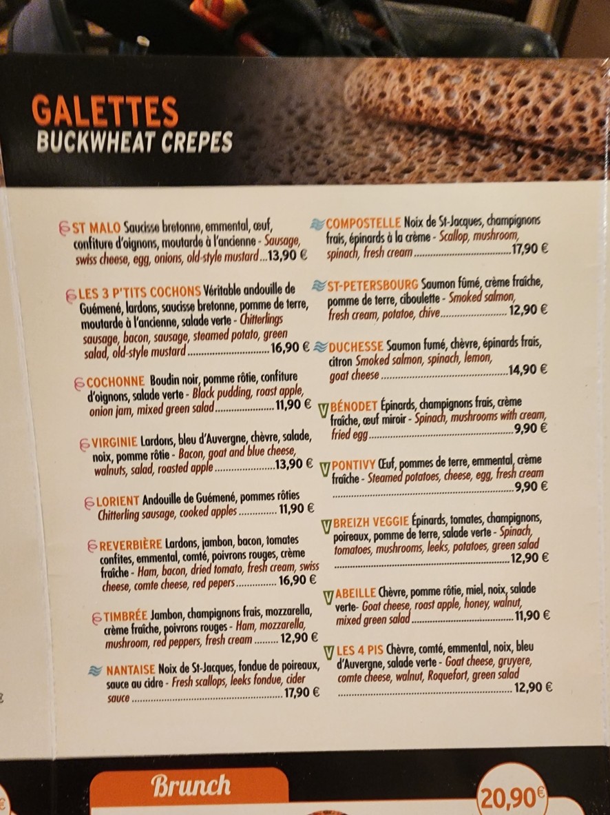 Crêperie Mad'eo! menu 2