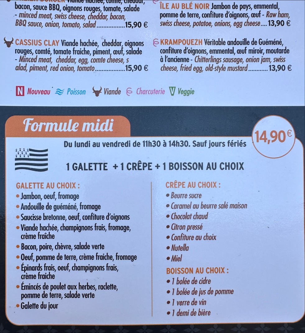 Crêperie Mad'eo! menu 4