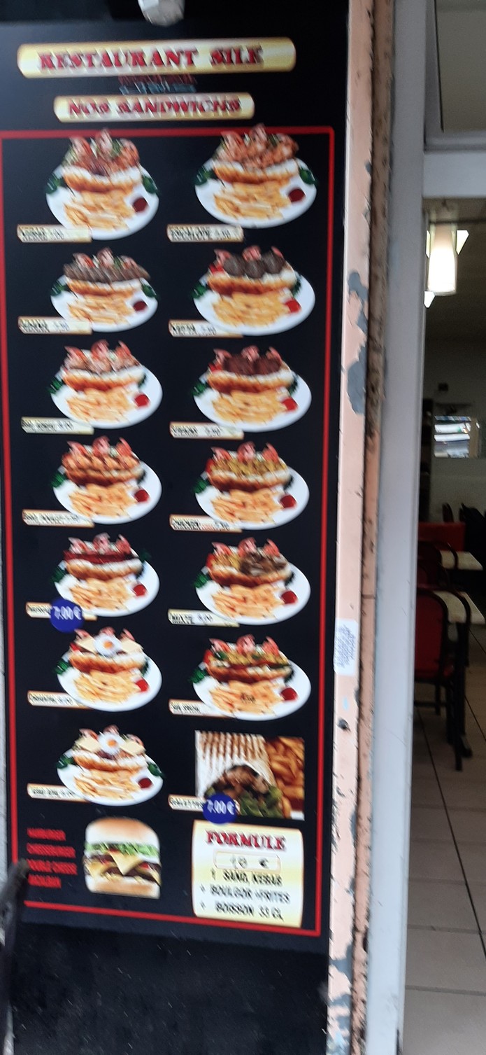 Restaurant Sile menu 1