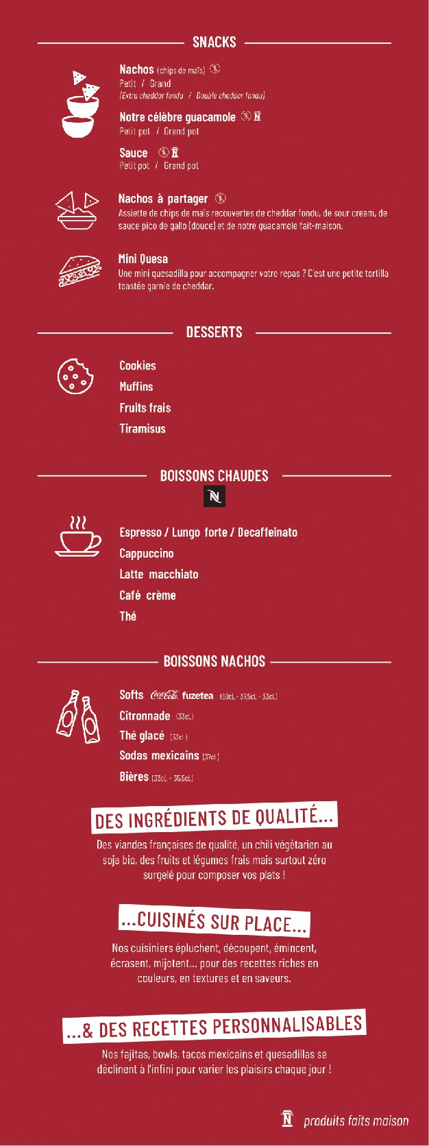 NACHOS - MEXICAN GOOD FOOD menu 3