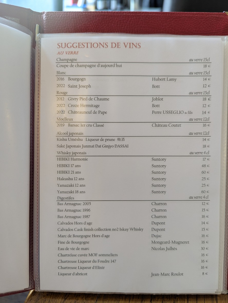 Sot l'y Laisse menu 4