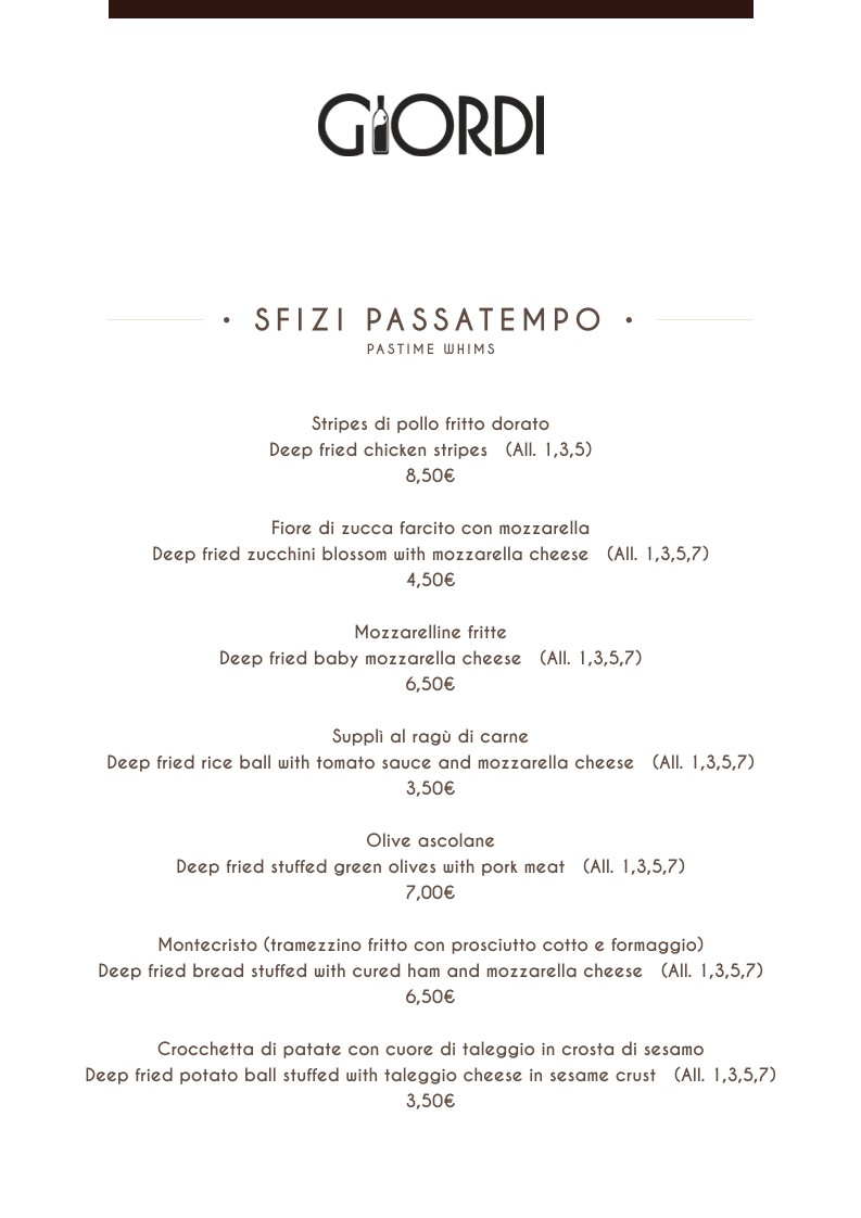 Giordi menu 2