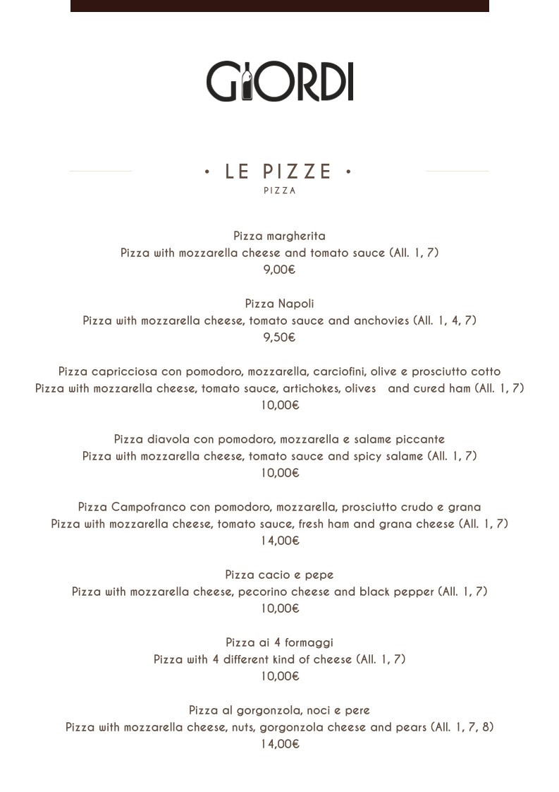 Giordi menu 6