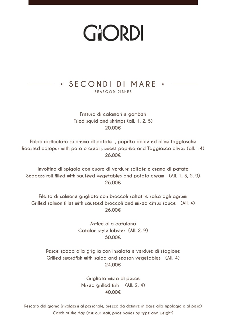 Giordi menu 8