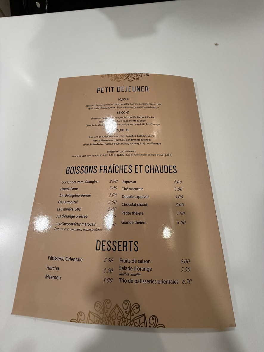 Dar Mocco menu 2
