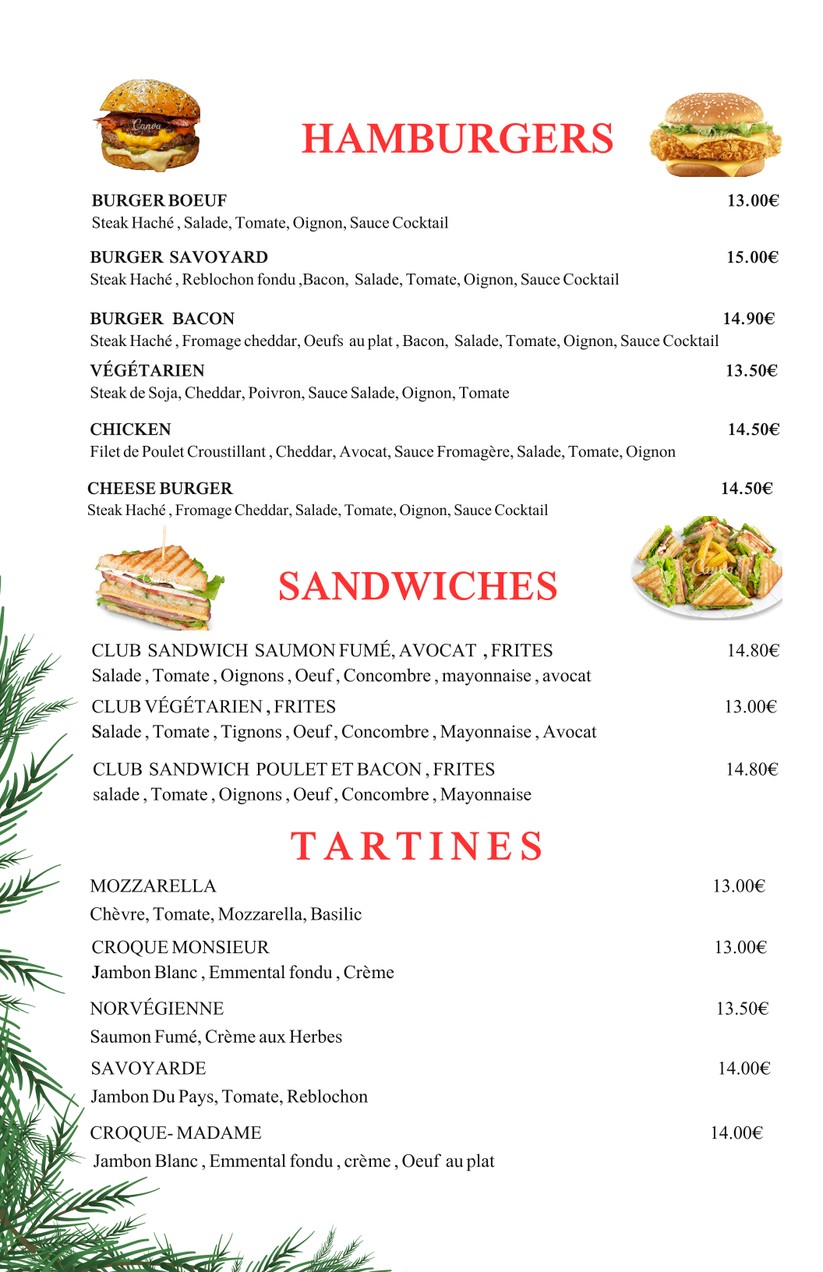 Cafe Le Jasmin menu 2