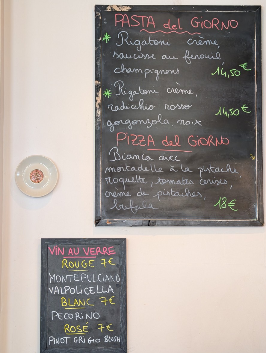In bocca al lupo menu 3