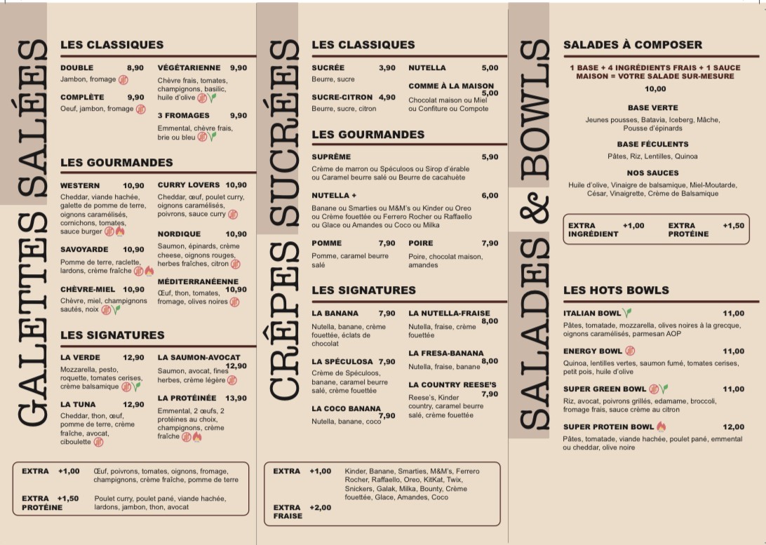 Crep's Crew menu 1