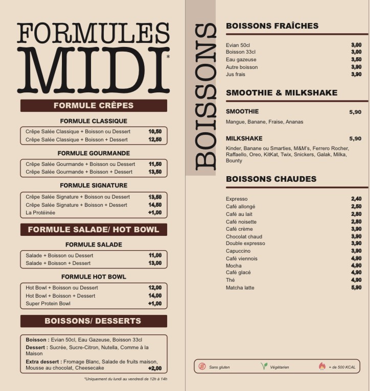 Crep's Crew menu 2