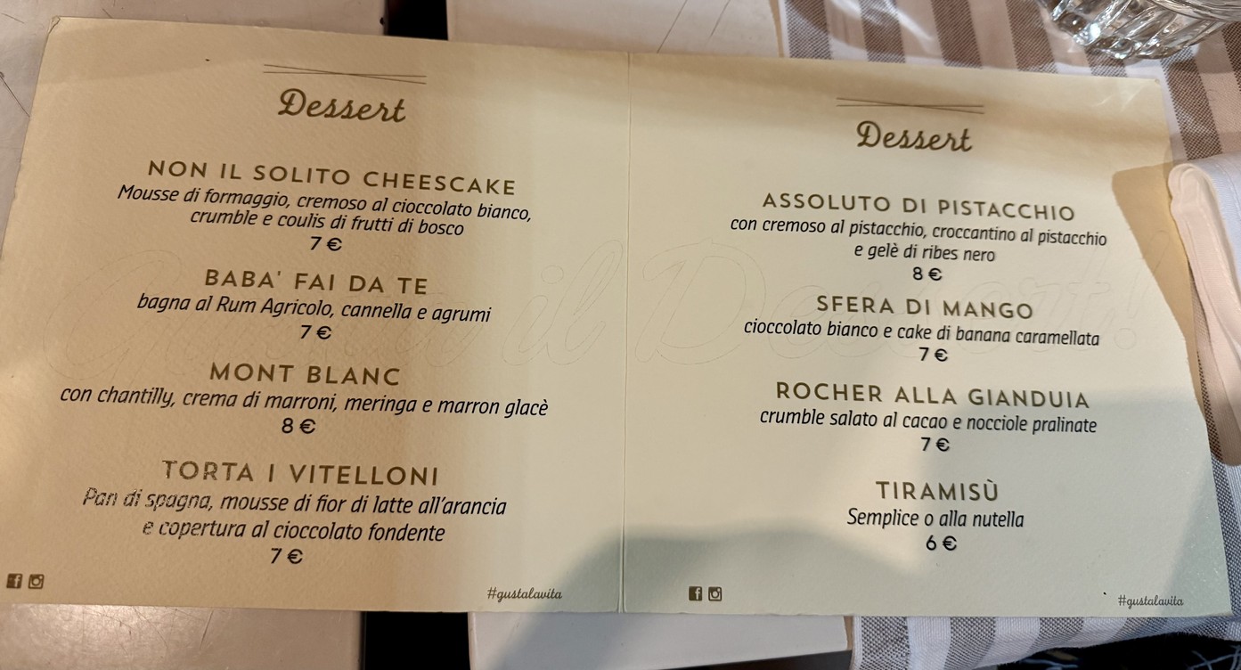 I Vitelloni SAN GIOVANNI menu 4