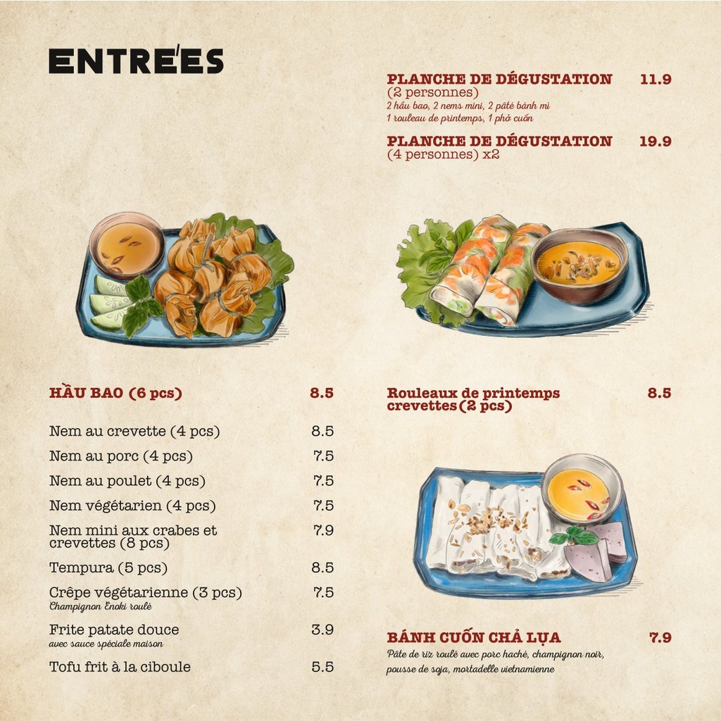 La Cà Restaurant menu 1