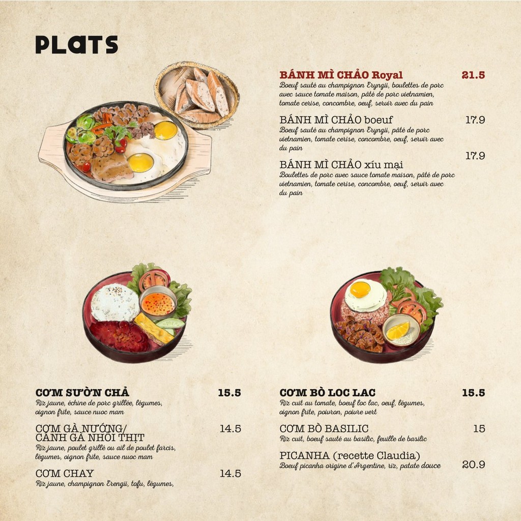 La Cà Restaurant menu 3