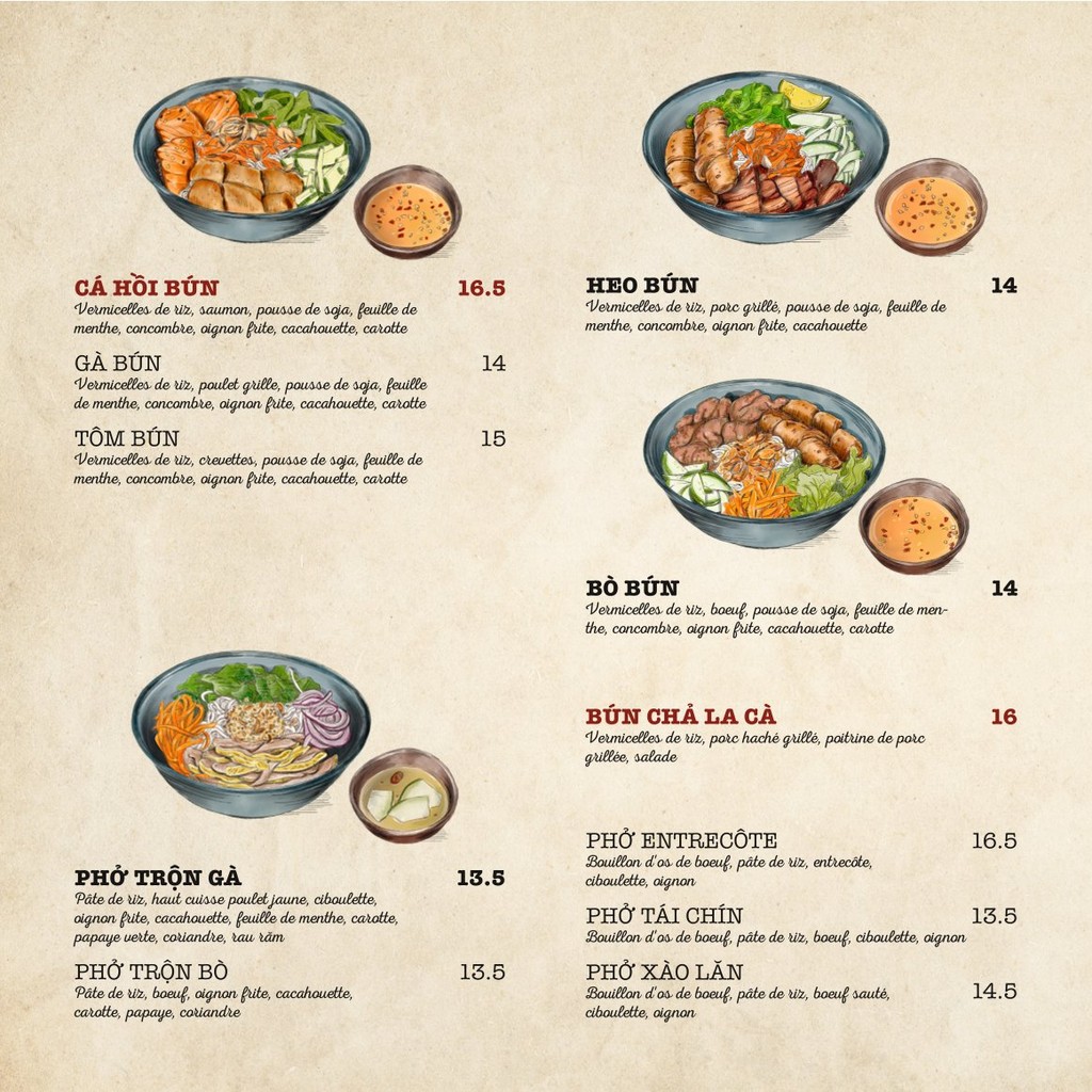 La Cà Restaurant menu 4