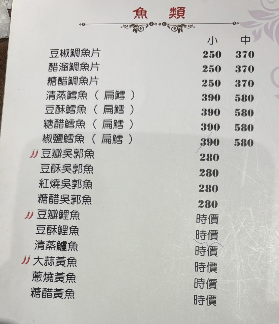Chóngshùn Chuāncài Cāntīng menu 2