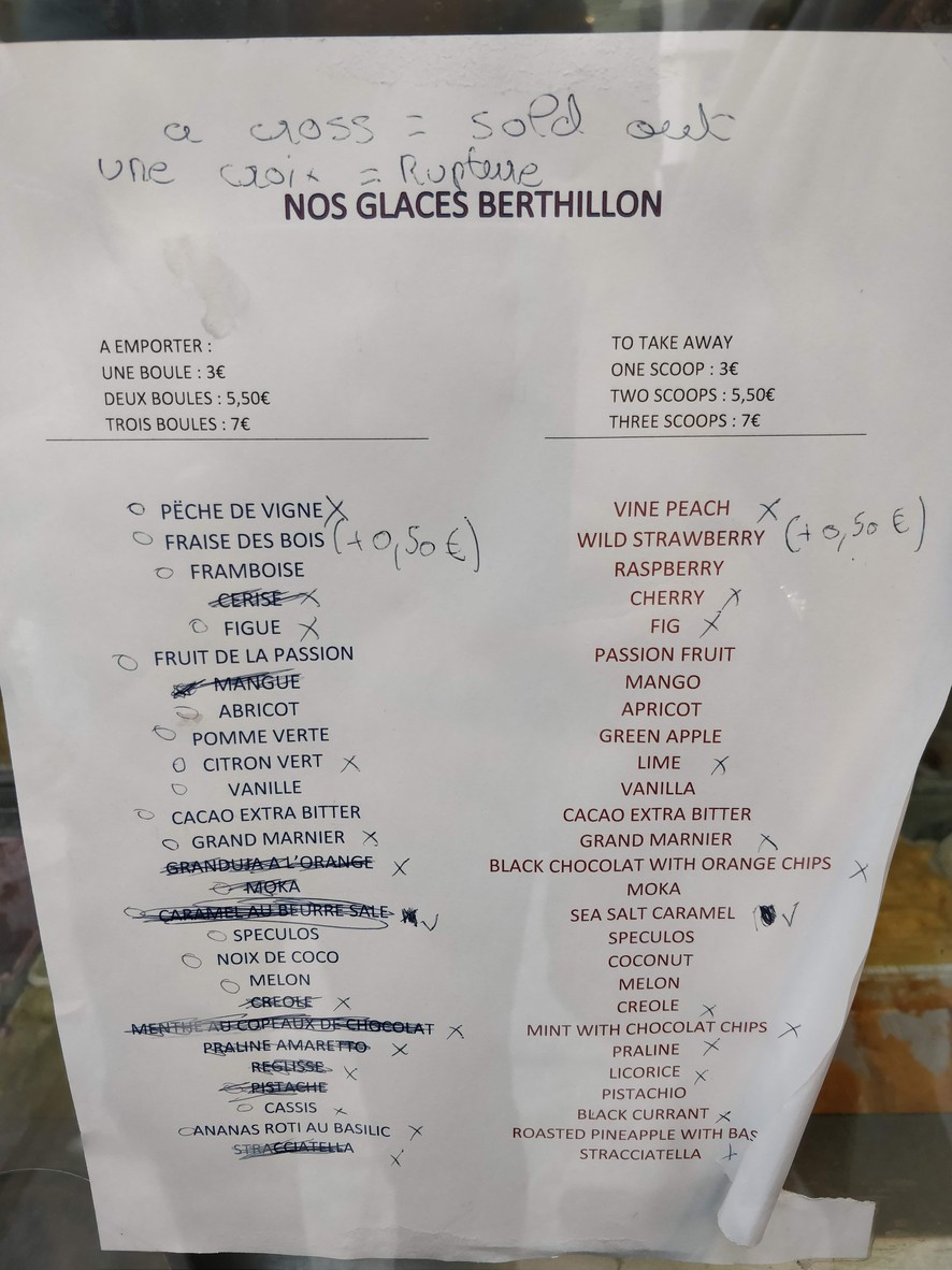 Le Louis IX menu 2