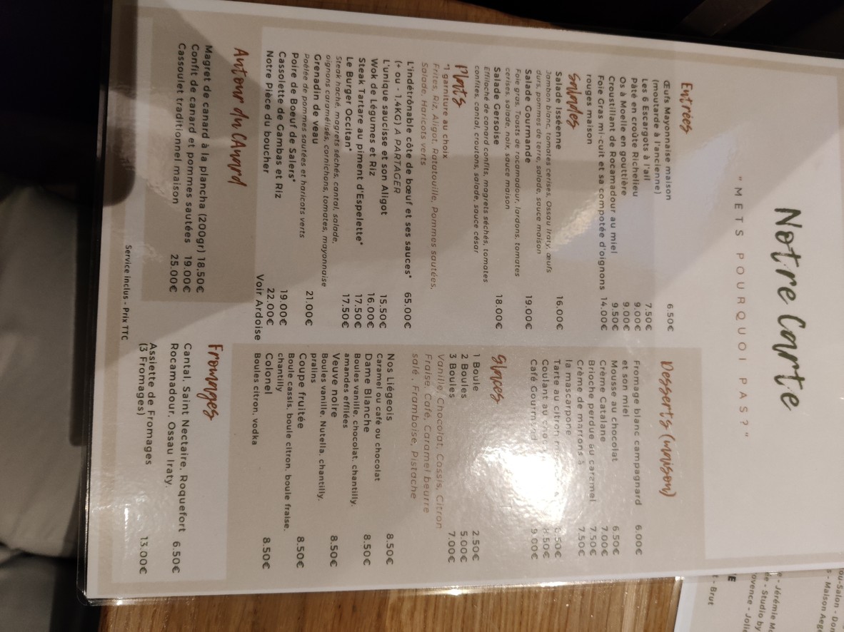 Estelle et Julien menu 1