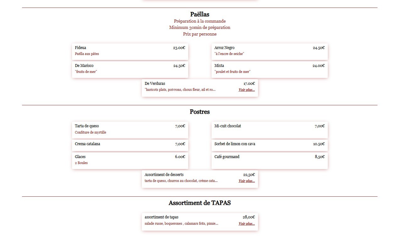 La Bodega Cambronne menu 3