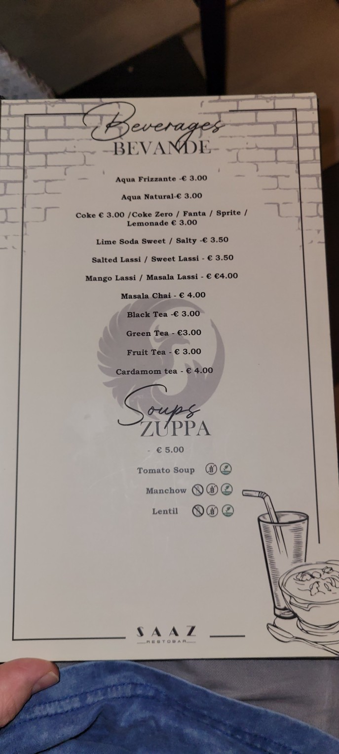 Saaz Restobar menu 8