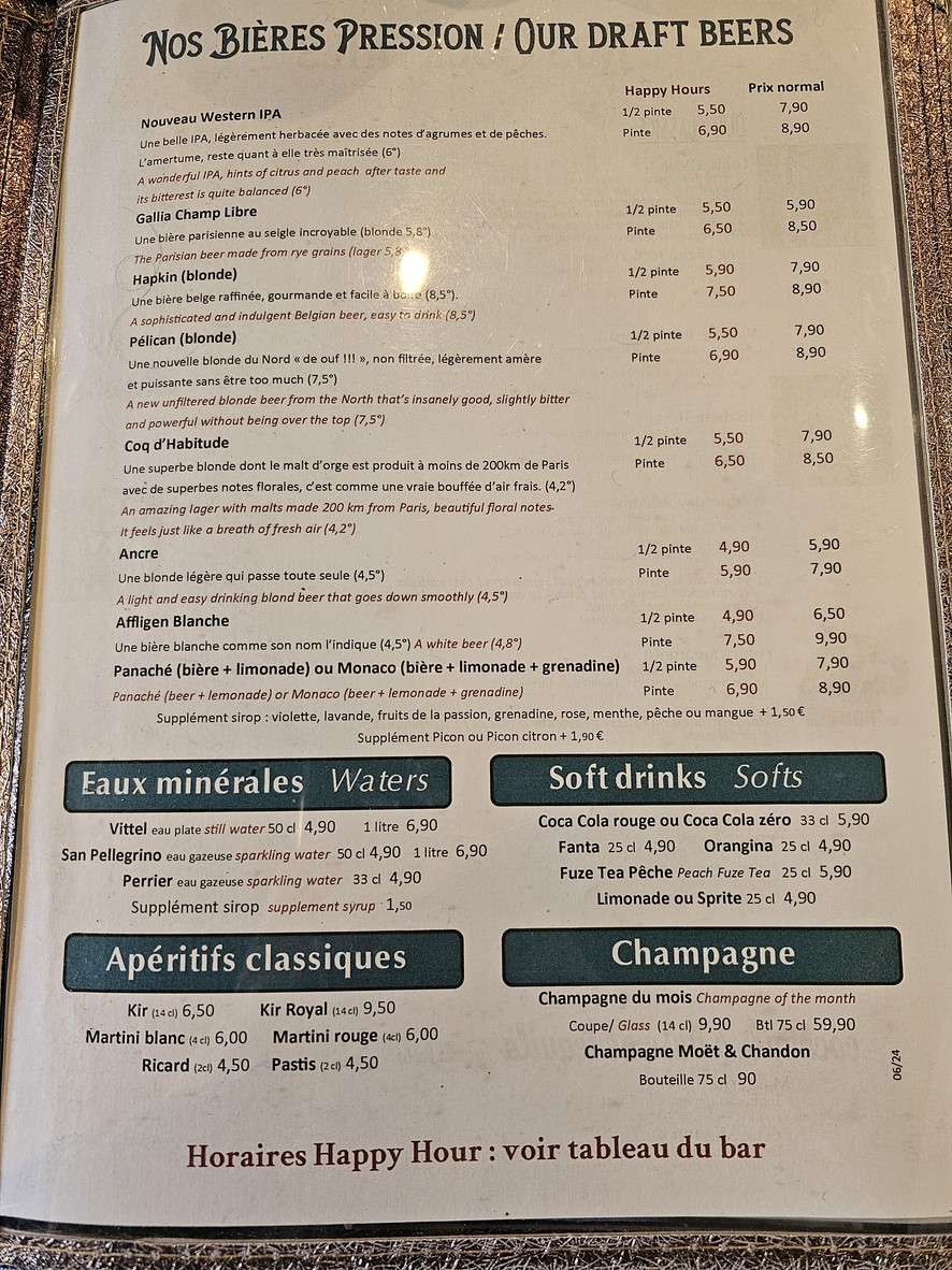 Union Square menu 3