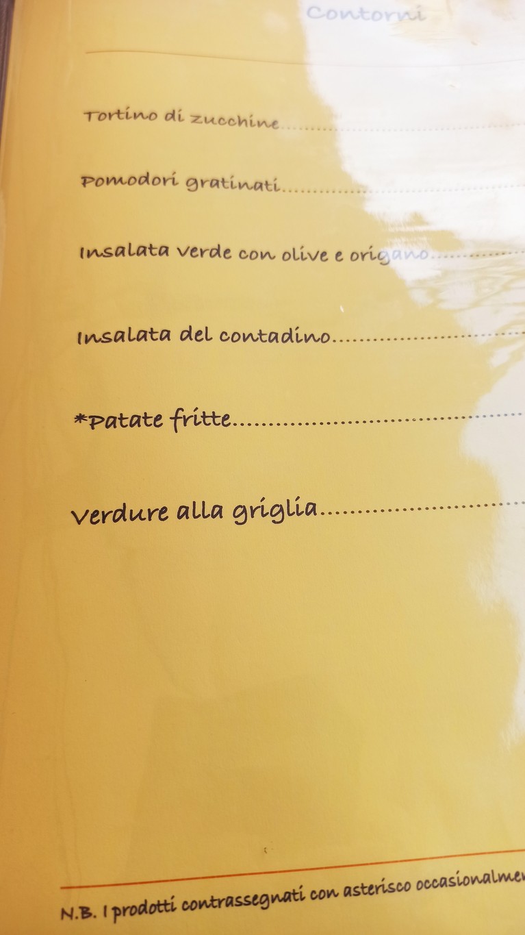 Lumie di Sicilia menu 4