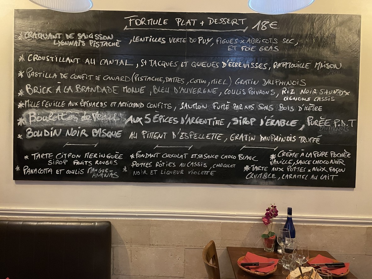 El Alquimista menu 1