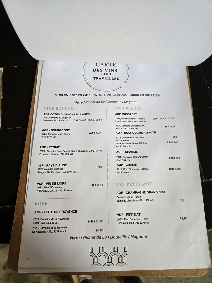 Les bols d'Antoine menu 4