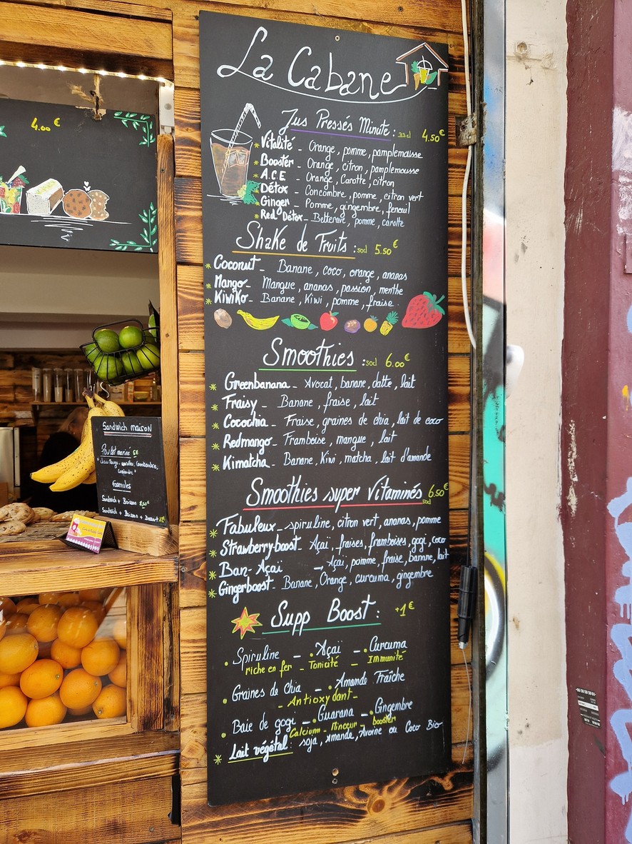 La Cabane menu 3