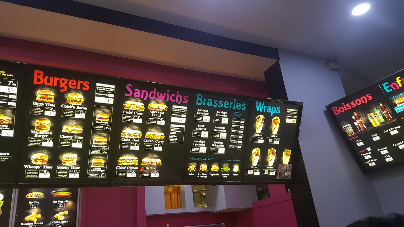 Half-Time menu 2