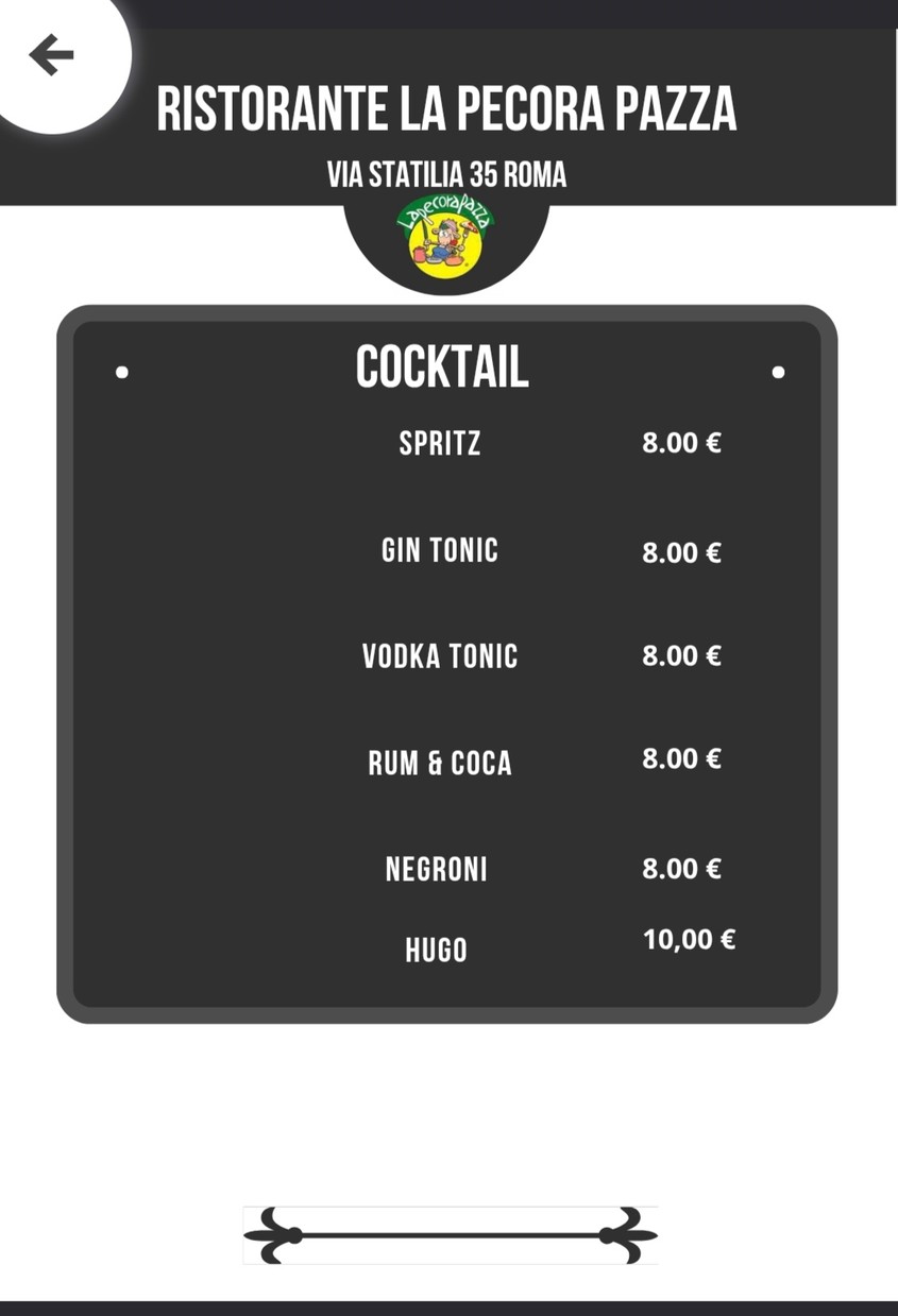 La Pecora Pazza menu 6