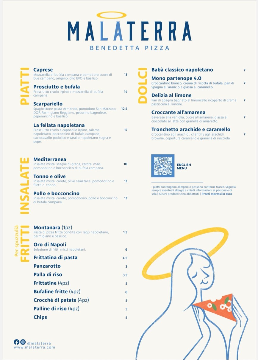 Malaterra | Roma Prati menu 2