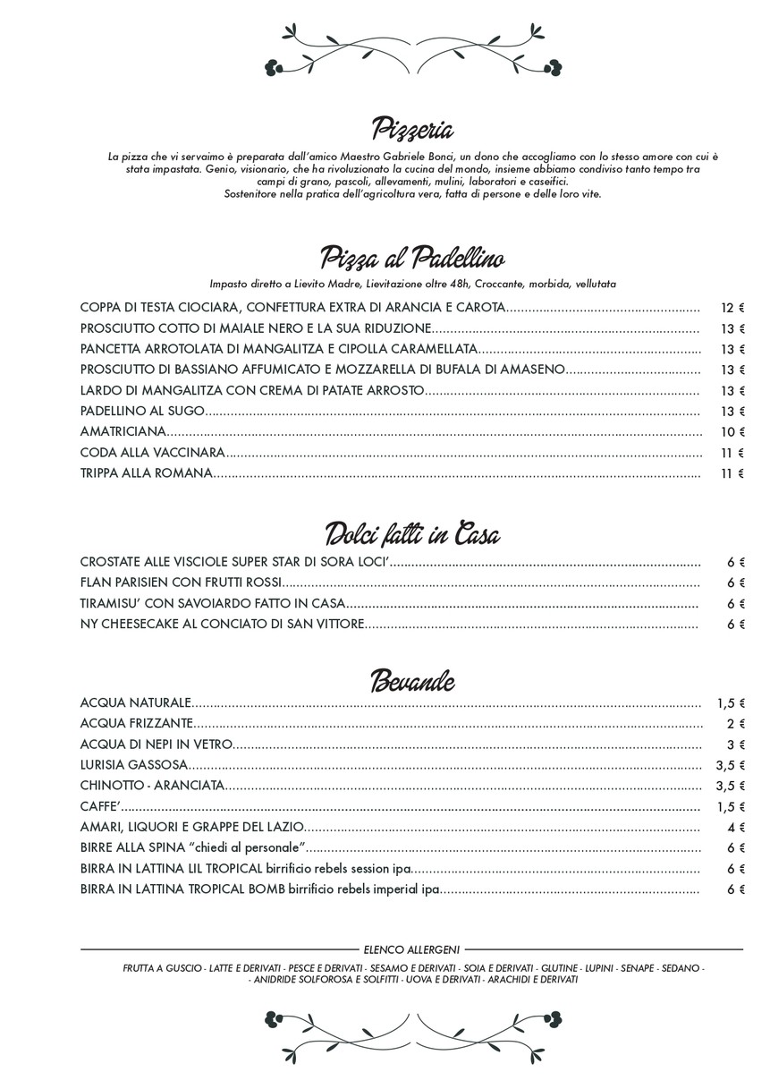 Proloco Centocelle menu 2