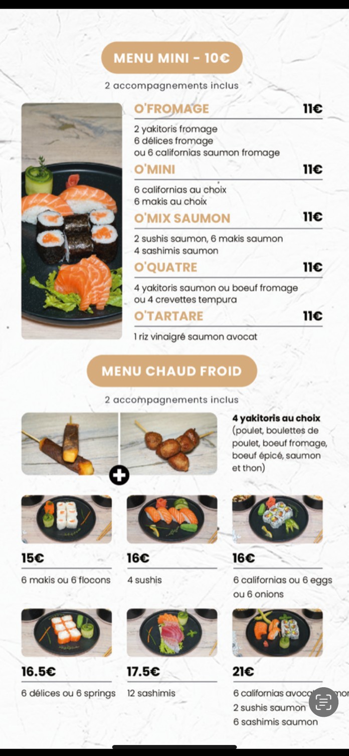 O'Kyoto menu 2
