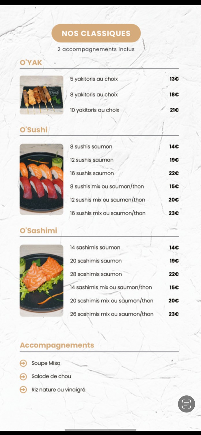 O'Kyoto menu 4