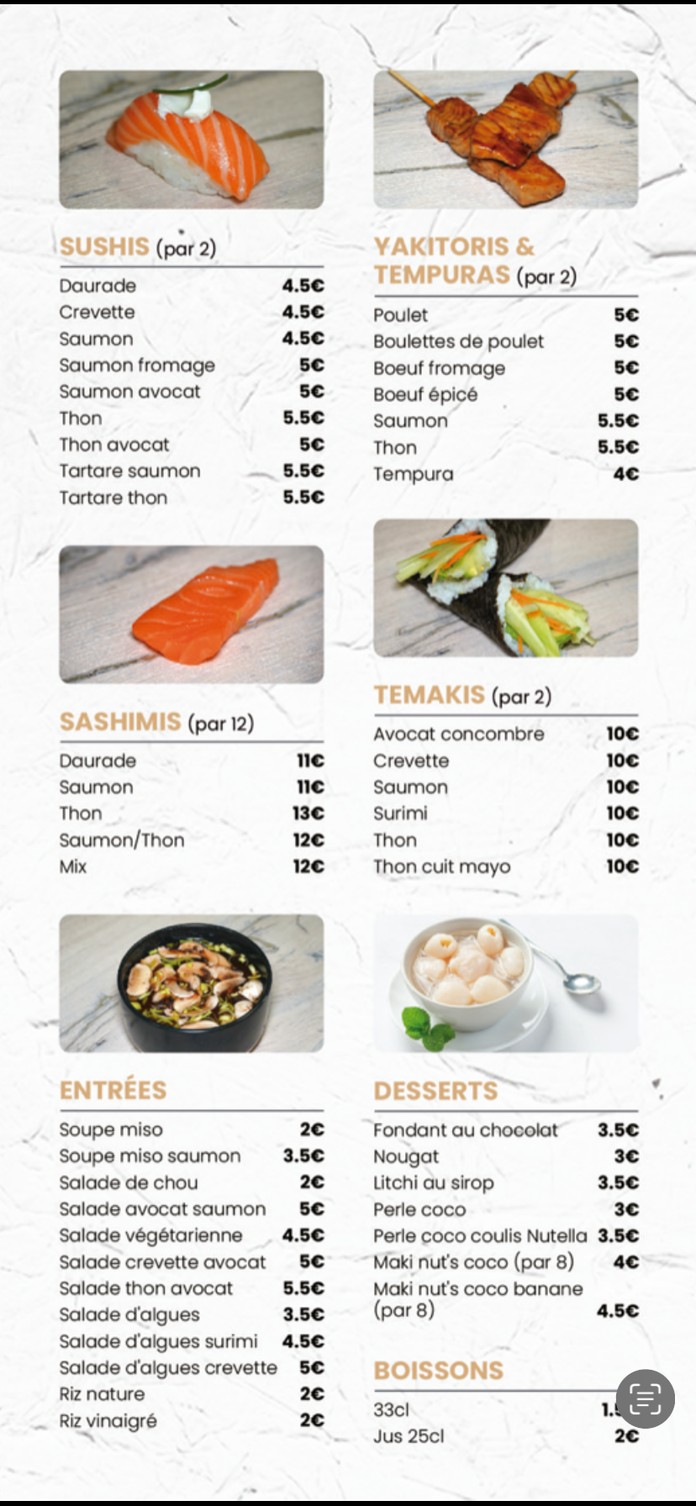 O'Kyoto menu 5