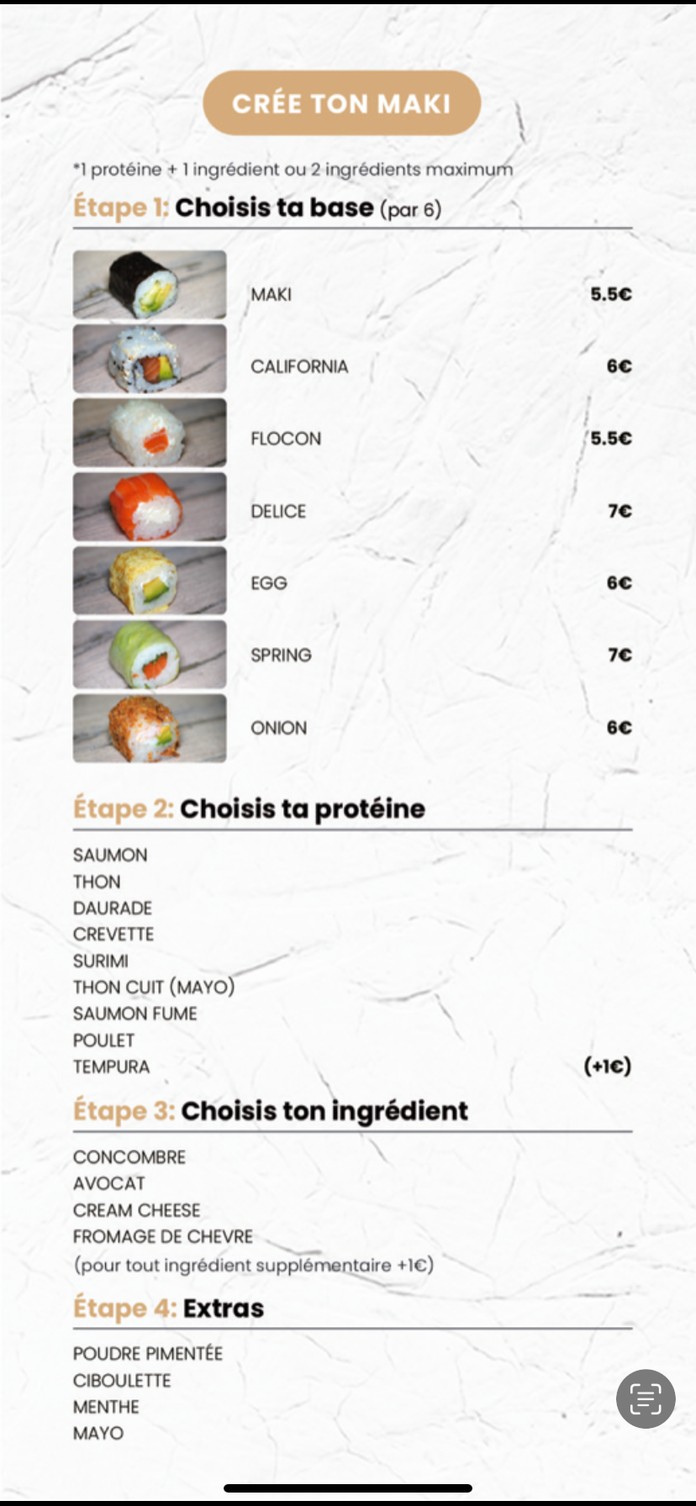 O'Kyoto menu 6