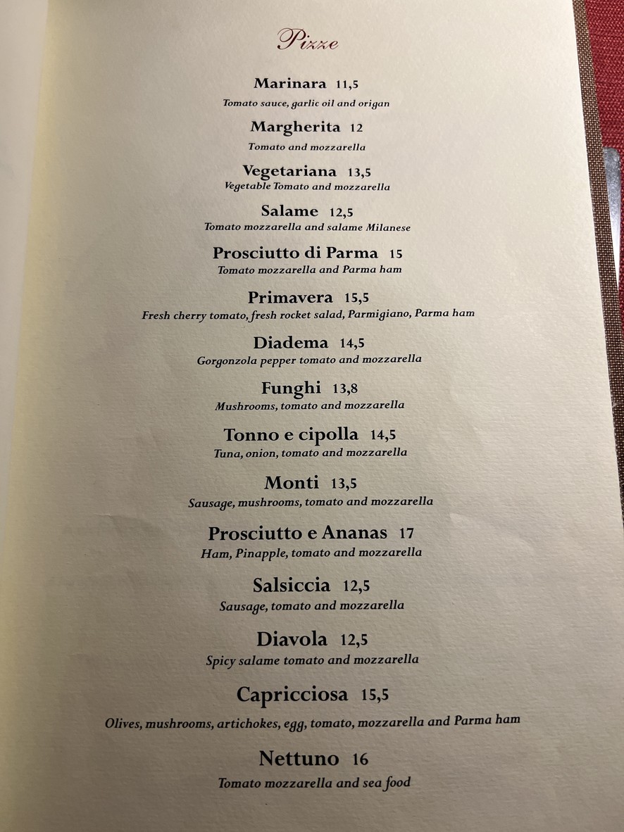 Diadema Restaurant menu 6