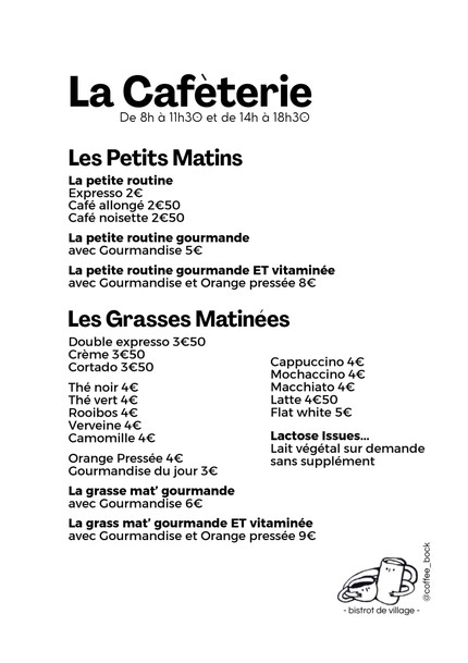 Le COFFEE BOCK - bistrot de Village à Montreuil