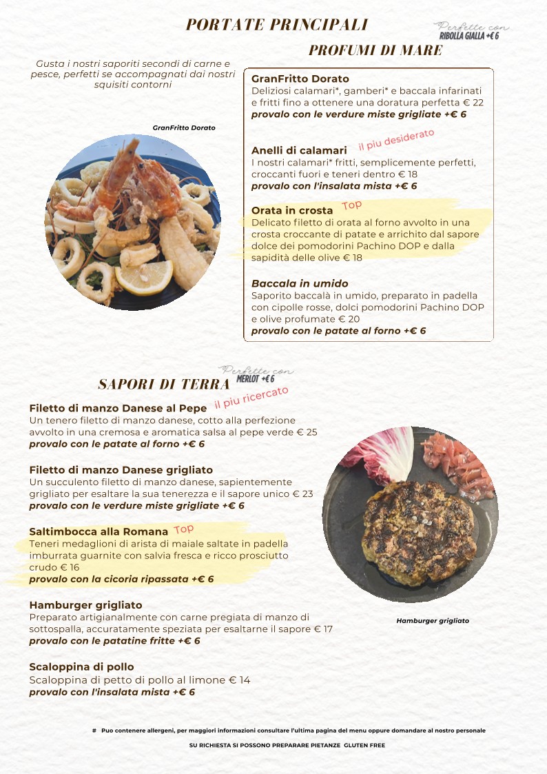 Ristorante Casa del Gusto menu 3