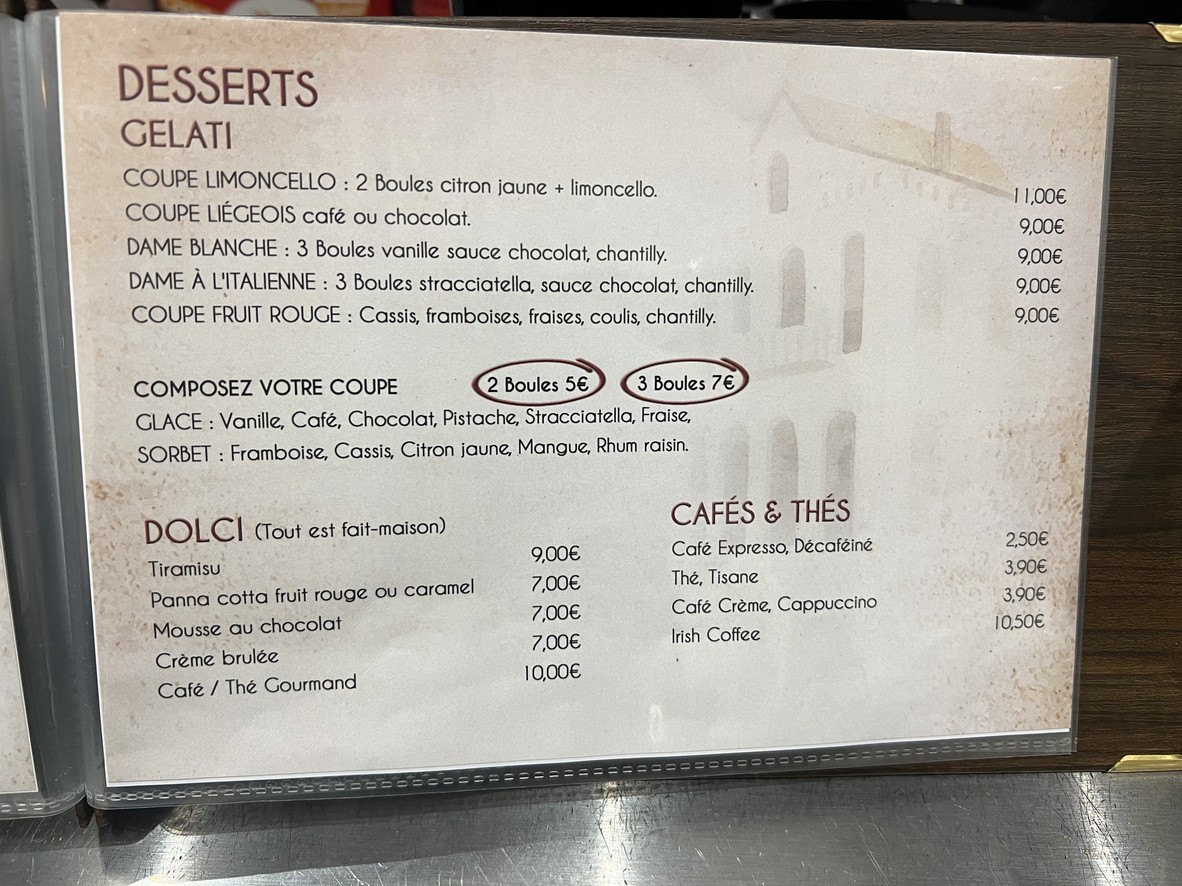 Da Enzo menu 4