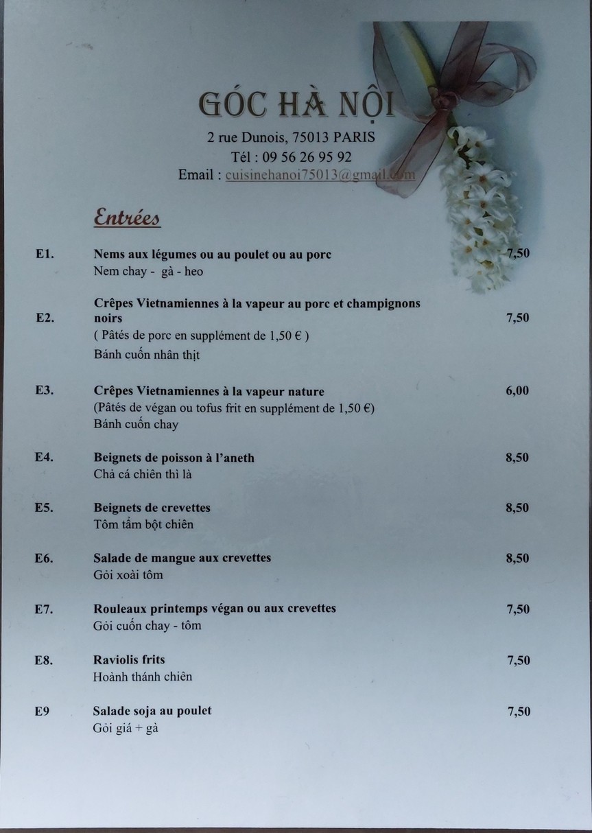 B-East menu 1