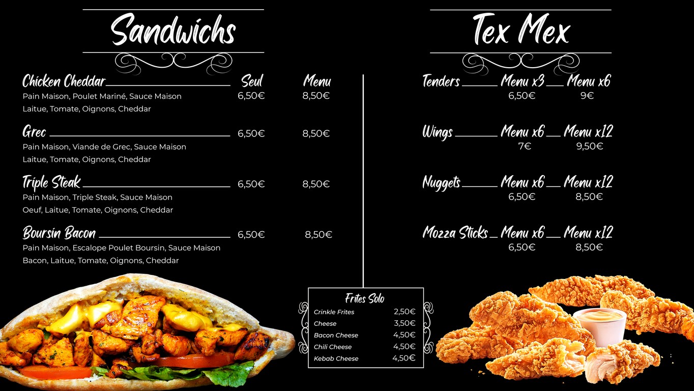 Good and Tasty Noisy le sec menu 4