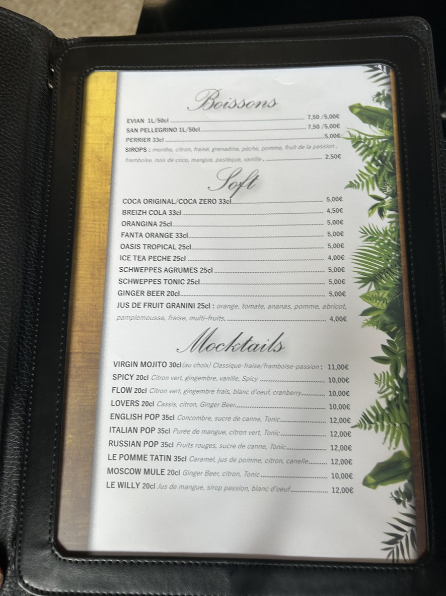 Le Spoon menu 4
