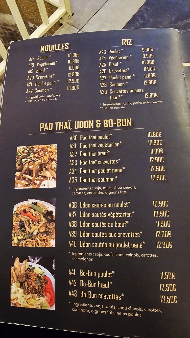 Le Wok Café menu 3