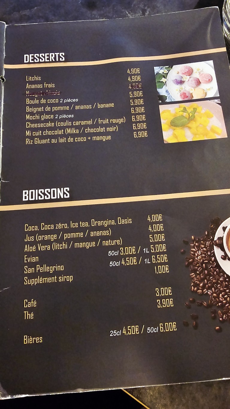 Le Wok Café menu 4