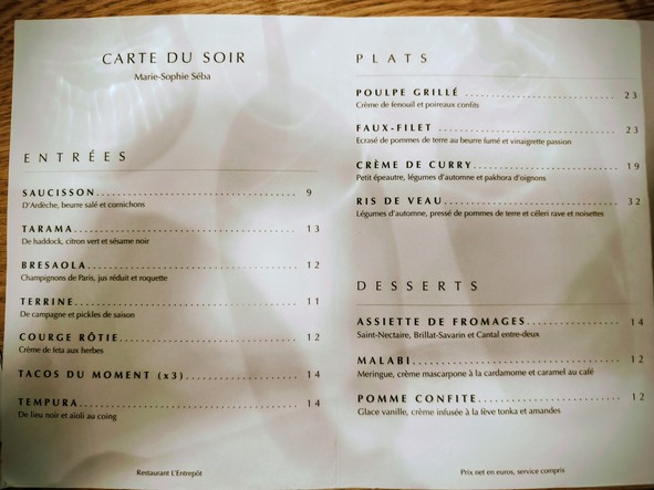 L'Entrepôt Restaurant