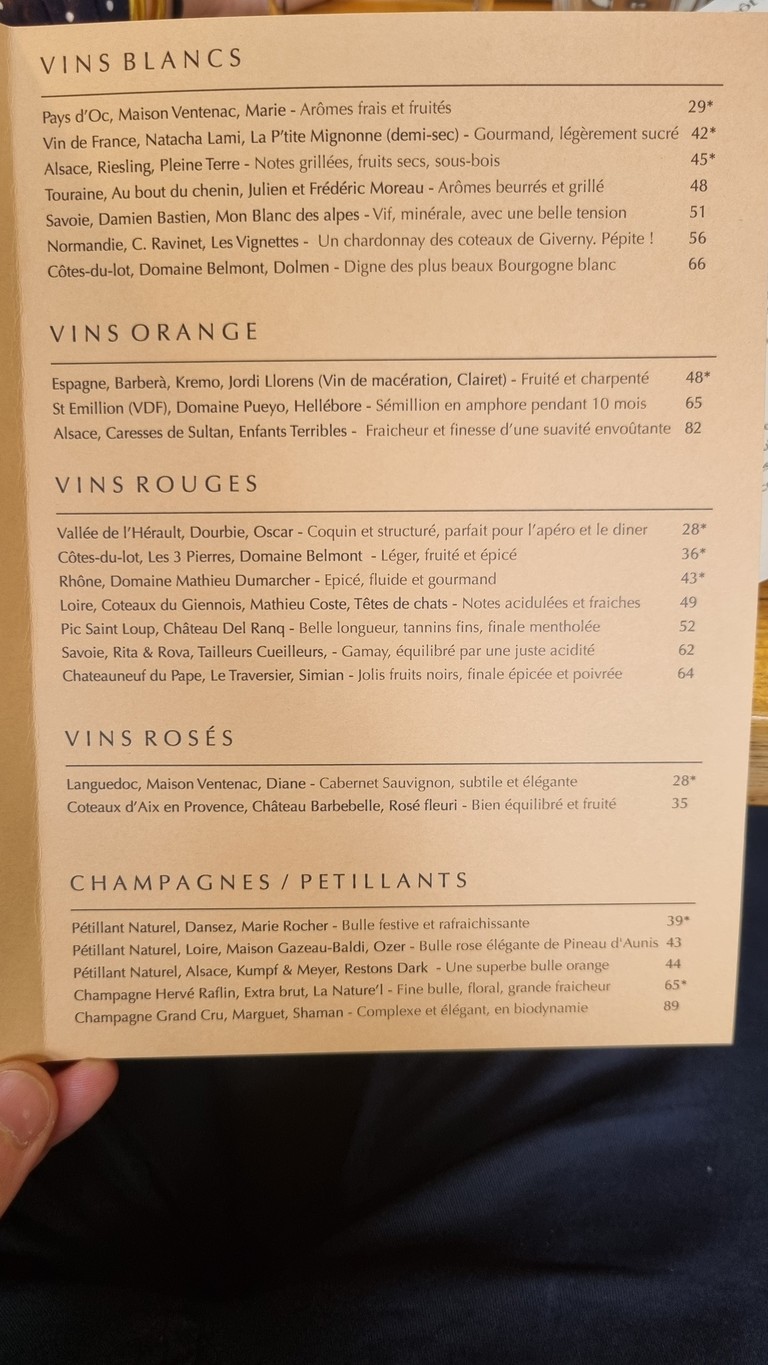 L'Entrepôt Restaurant menu 3